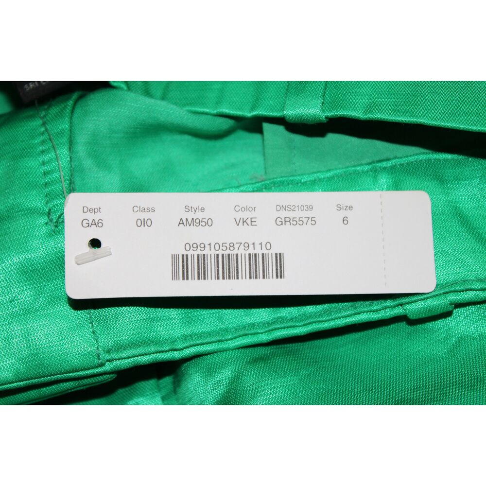 Womens J.Crew Drapey AM950 Kelly Green Linen Satin High Rise Shorts Size 6 NWT - Picture 8 of 11